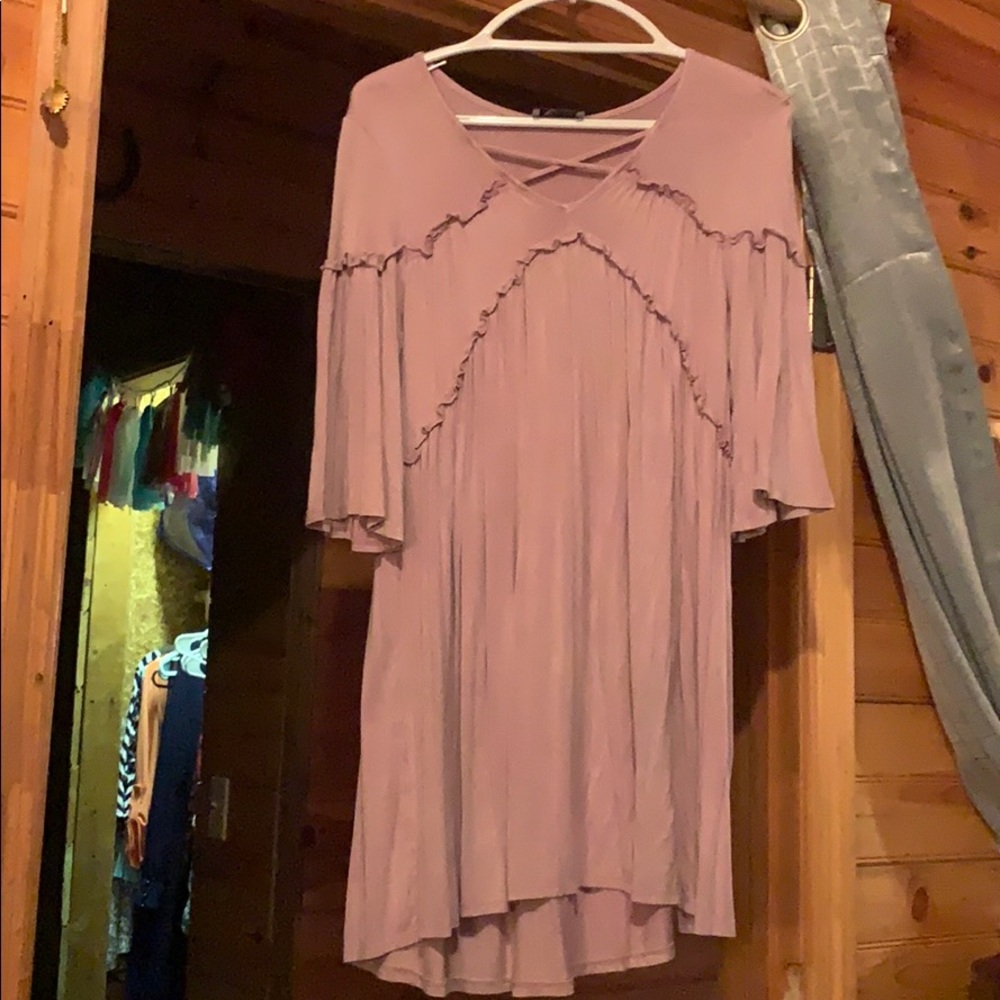 Cute Boutique Lavender Dress